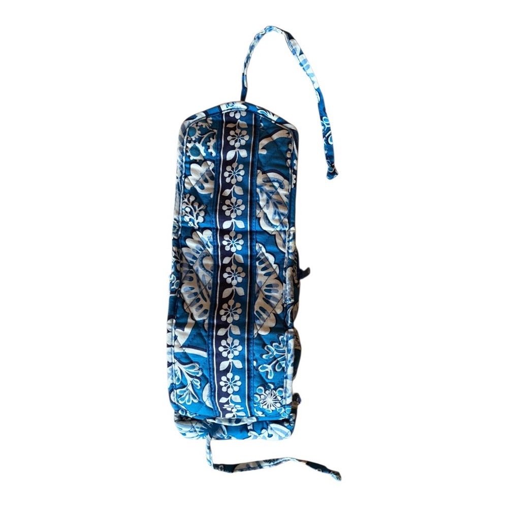 Vera Bradley Blue Lagoon All Wrapped Up Cosmetic Jewelry Travel Case Retired - Picture 3 of 4